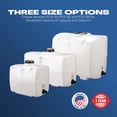 thumbnail image 6 of RTS Plastics Rotomolded Polyethylene PCO-30 Gallon Tank for Water and Non-Flammable Liquids with Molded Grad Strip and Siphon Elbow, 6 of 8