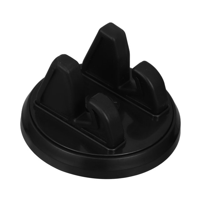 KAKOWELY Multifunctional Vehicle Mounted Mobile Phone Navigation Support Holder Silicone Car Adhesive GPS Desktop Stand Bracket for Phones (Black),2.83"X2.83"X1.57"