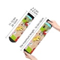 thumbnail image 3 of Lsque Pikmin Printed Crew Socks, Moisture-Wicking Socks, Athletic Socks for Men Breathable Cushion Socks Casual Sport Socks for Running Traveling, 3 of 6