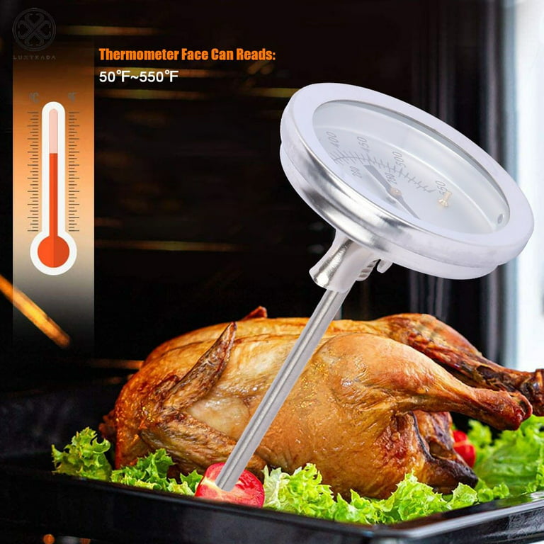 5 Thermometer Temperature Gauge for BBQ Pit Smoker Grill chicken