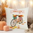 thumbnail image 2 of Winter Savings Clearance! SuoKom 1PC 18x18 Fall Halloween Throw Pillow Covers, Autumn Pumpkining Festival Pillowcase Family Decor Cushion Cover for Indoor Halloween Decor Home Holiday Decor, 2 of 5