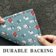 thumbnail image 6 of Light Blue Christmas Snowman Pattern Door Rugs,Washable Non Slip Door Mats Indoor,Decorative Door Mats,Entry Mat Indoor for Entrance,Bedroom,Kitchen,Bathroom,20"x32", 6 of 6