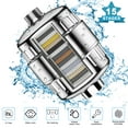 thumbnail image 4 of Shower Filter 15 Stages High Output Shower Filter for Hard Water Universal Water Shower Filter Head with 2 Replaceable Shower Filter Cartridges,Reduces Dry Skin, 4 of 10