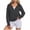 Dark Gray, variant on Loopsun Womens Outerwear Coats, Hooded Sweatshirts Jackets for Women, Women's Casual Solid Long Sleeve Drawstring Hooded Zipper Sweatshirt with Pockets and Thumb Hole Army Green, XXL