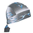 thumbnail image 2 of Zan Headgear Blue Tank Flame Flydanna Headwrap Tank Flame Blue, 2 of 5