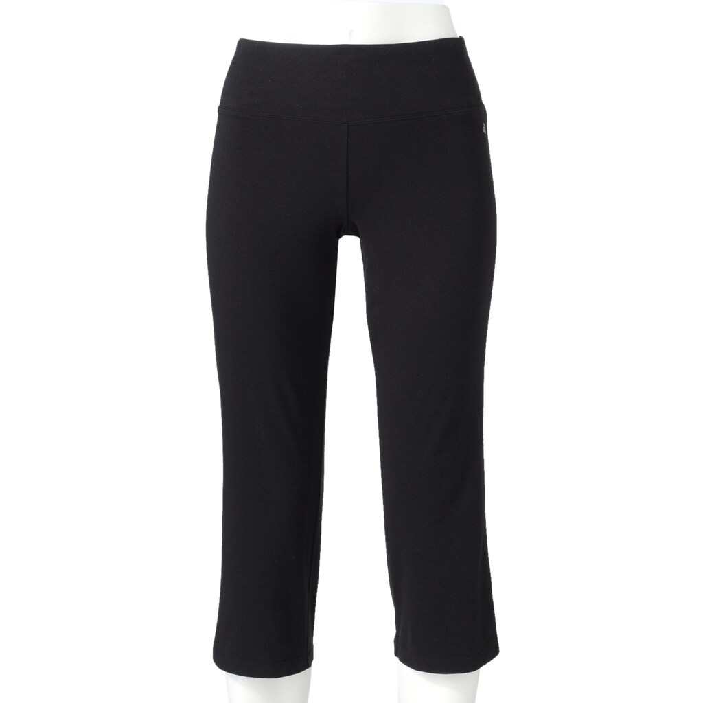 jockey active slim capri flare