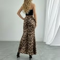 thumbnail image 5 of CAIXAI Womens Maxi Skirt Elegant Leopard Print Skirt Fishtail High Waist Midi Long Casual Skirts for Party Wedding, 5 of 5