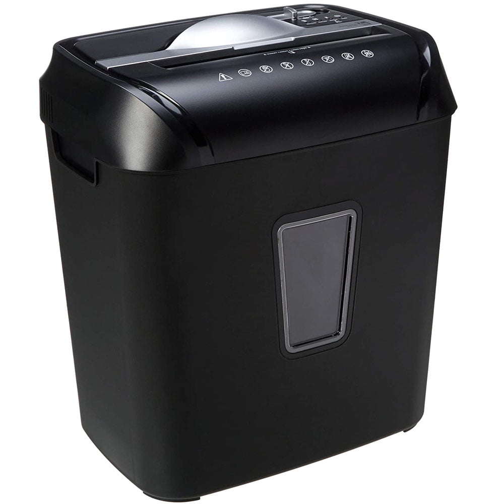 Idealforce Basics 12-Sheet Cross Cut Paper and Credit Card Home Office Shredder, Black