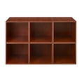 thumbnail image 5 of Niche Cubo Storage Organizer Open Bookshelf Set- 6 Cubes- Cherry, 5 of 8