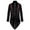 Black, variant on TJAZFJPA Mens Casual Jackets Lightweight Summer Mens Vintage Mid Length Punk Tuxedo Men's Coats Winter Black Mens Casual Jacket with Hood