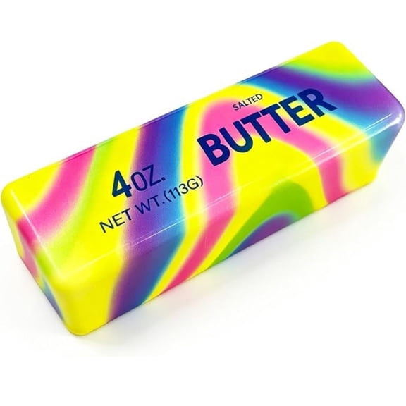 Slow Rising Butter Squishy Squishies Rainbow Butter Squeeze Toys Sensory Stress Relief Soft & Stretchy Fidget Toy for Party Favors Squishy Butter