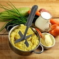 thumbnail image 4 of Zulay Kitchen Ground Meat Chopper Utensil - Hamburger Meat Chopper Spatula (Gray), 4 of 6