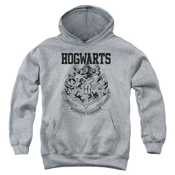 Harry Potter - Hogwarts Athletic - Youth Hooded Sweatshirt - Medium