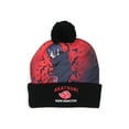 thumbnail image 6 of Naruto Shippuden Beanie Itachi Akatsuki Shinobi Organization Cuffed Pom Cap Hat, 6 of 7