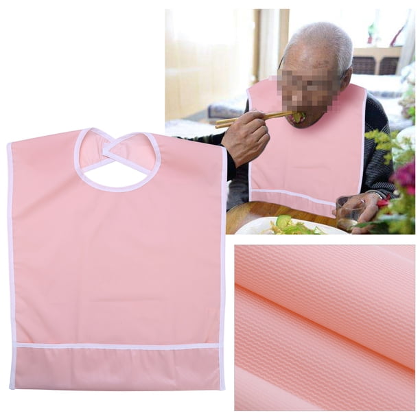 Fugacal Baberos para adultos Impermeable adulto babero a prueba de fugas de una sola capa PVC Fugacal No se aplica