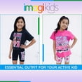 thumbnail image 3 of Conjunto de camiseta corta y pantalones cortos para bicicleta de Barbie de Apparel, color negro, 3 of 6