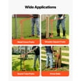 thumbnail image 6 of VEVOR 36 in T Post Puller, Heavy Duty Steel Fence Post Puller, 660lb Load Capacity, Labor-Saving T-Post Remover Tool for Round Fence Posts, Sign Posts & Tree Stumps, Lifting Chain Not Included, 6 of 9