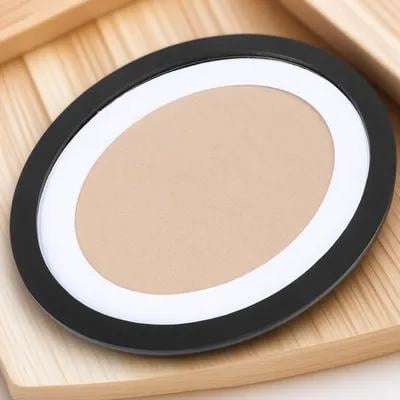STOBOK Wooden Black Oval Picture Frame for Wall and Table Photo Display