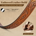 thumbnail image 4 of WHIPPY Men's Western Cowboy Belts for Women Cowgirl Belt Western Leather Belts for Jeans, 4 of 6