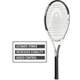 thumbnail image 5 of HEAD Geo Speed Adult Tennis Racquet, Pre-Strung, Black/White, 10.4 oz. Weight, 105 Sq. in. Racquet Head Size, 5 of 12