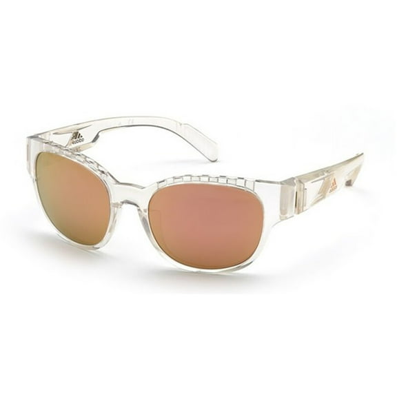 Sunglasses Adidas Sport SP 0009 26G Rose Crystal / Brown Mirror Lenses