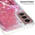 thumbnail image 5 of Case for Samsung S24+ Plus, Galaxy S24+ Plus Case Cute Pink Glitter Luxury Sparkle Liquid for Girls Women Quicksand Clear Soft TPU Protective Case for Samsung Galaxy S24+ Plus Pink High Heel, 5 of 7