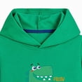 thumbnail image 5 of Zuwimk Toddler Boy And Girls Clothes Long Sleeve Hooded Pullover Graphic Print Sweatshirt + Pants 2pcs Fall Winter Outfit Set(T026-Green), 5 of 5