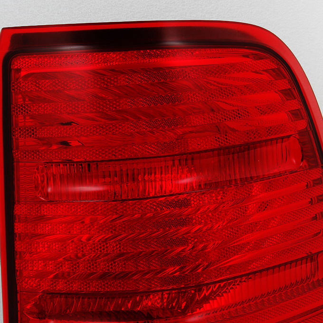 AKKON - For Ford Explorer SUV Red Clear Lens Rear Tail Light Taillamps Brake Lamps Replacement Pair Left + Right