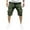 ☪123-Green, variant on Men's Summer Fashion Multi-Pocket Design Loose Straight Leg Cargo Shorts - Stylish Casual Shorts for Urban Outings and Modern Everyday Wear