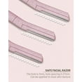 thumbnail image 2 of Razor for Women Face, 15 Pcs Microblade Eyebrow Razors, Multipurpose Dermaplaning Tool for Face, Peach Fuzz Removal, Face shavers for Women and Men (Pink), 2 of 5
