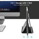 thumbnail image 3 of Innovador soporte vertical para computadora portátil, base ajustable para MacBook, Chromebook y computadoras portátiles para juegos de Apple, mano de obra exquisita, aleación de aluminio anodizado, 3 of 7