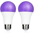 thumbnail image 1 of Bombilla LED E27 de 9 W para fiesta de neón, luz negra de 395 nm, luz ultravioleta violeta, luz ultravioleta LED negra, luz ultravioleta para fiesta, pintura corporal, cumpleaños de niños, 1 of 3