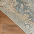 thumbnail image 2 of Nourison Astra Machine Washable 7'10" x Round Silver Blue Vintage Indoor Rug, 2 of 9