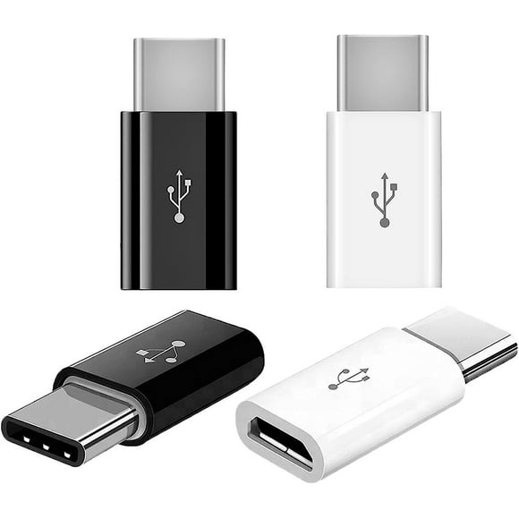 4 Pieces Usb C Adapter,usb C To Micro Usb Adapter Type C Male To Micro Usb Female Connector,micro Usb To Usb Type C Adapter,for P20/30 Other Smartphon