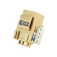 thumbnail image 1 of MP Cat5e Punch Down Keystone Jack_ Beige, 1 of 3