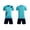 Light Blue, variant on Boy Girl Soccer Jersey Outfit Short Sleeve Quick Dry Mesh T Shirt and Shorts Set Football Team Activewear Set 2 Piece Athletic Sweatsuit Pink 2XS