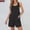 Black, variant on ZZwxWA Womens Summer Casual Sleeveless Romper Short Overalls Loose Back Adjustable Jumpsuit With Pockets 2025 Trendy Outfits Solid Color
