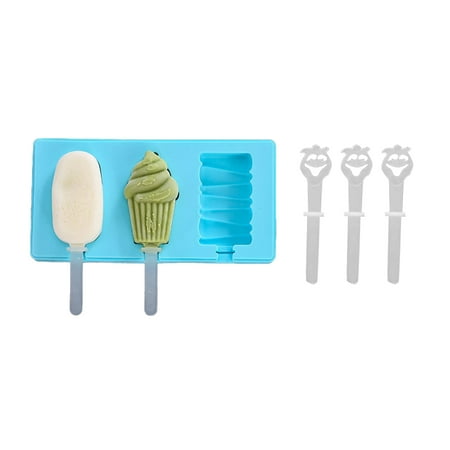 

Ice Cream Mold Food Grade Non-stick Silicone Handmade Ice Cream Mold for Kids