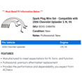 thumbnail image 2 of Spark Plug Wire Set - Compatible with 2006 Chevy Uplander 3.9L V6, 2 of 2