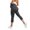 Dark Gray, variant on CHUMUD Womens Maternity Capri Leggings, Over The Belly High Waist Stretchy Pregnancy Cropped Pants