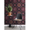 thumbnail image 2 of Origin Tracy Multicolor Medallion Wallpaper, 20.5-in by 33-ft, 2 of 5