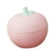 thumbnail image 5 of Frutero de manzana Plato de frutos secos Adorno para el hogar Recipiente para fruta decorativo rosa, 5 of 9