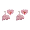 thumbnail image 1 of Decodeary 50 Pcs Têtes d'Orchidées Artificielles Réalistes avec et Longue Durée Rose 2 Ensembles, 1 of 6