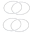 thumbnail image 1 of Silicone Gasket Sealing Ring for Pressure Cooker 22 cm Inner Diameter, 4 Pieces, Transparent, 1 of 3
