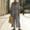 Gray, variant on Womens 2 Piece Jumpsuit Set Square Neck Elastic Waist Wide Leg Pants with Matching Open Front Cardigan Green S