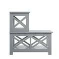 thumbnail image 4 of Pemberly Row Contemporary Wood Two-Step Accent End Table in Gray, 4 of 4
