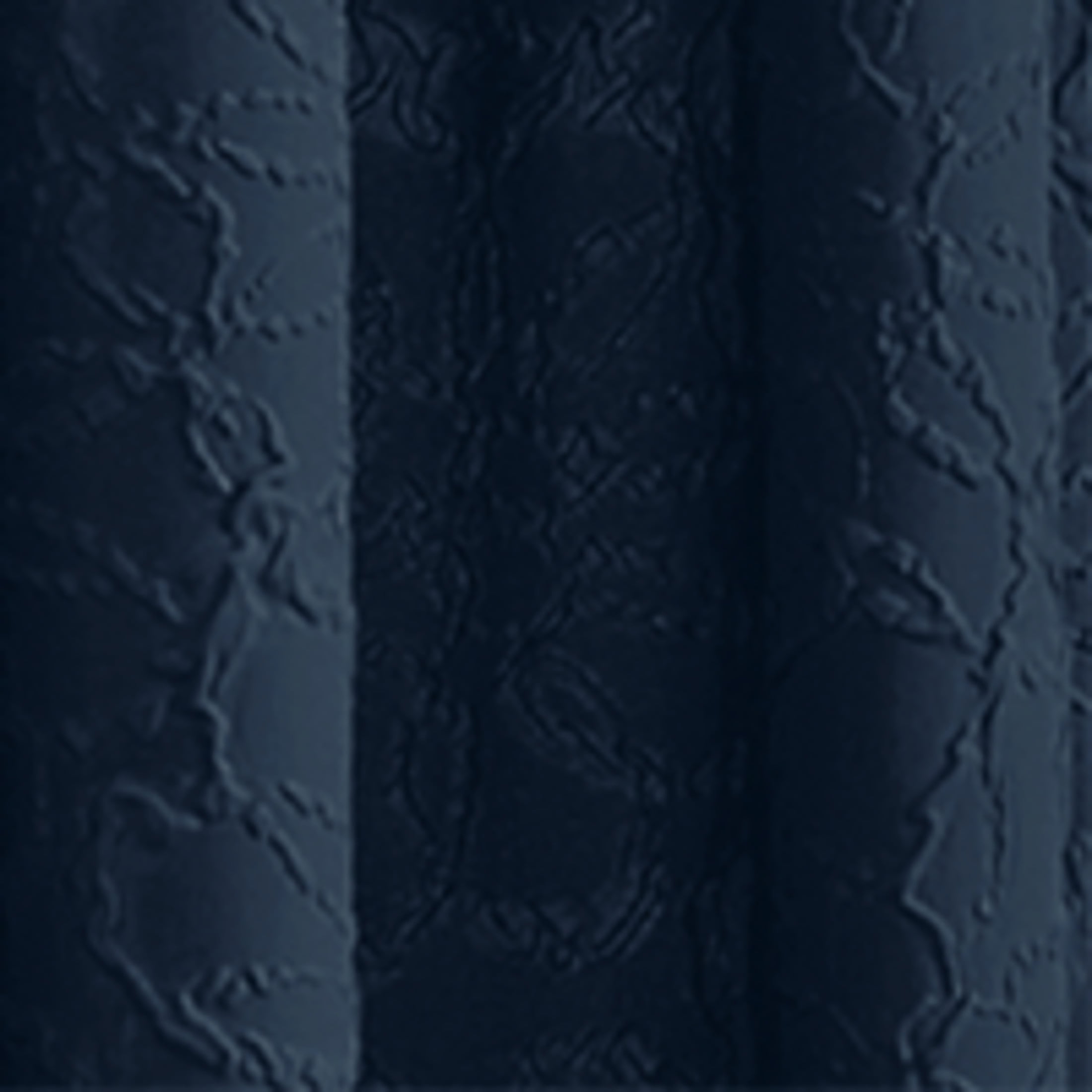 Mainstays Microsculpt Floral Rod Pocket Curtain Panels, Set of 2, Blue Cove, 37" W x 84" L