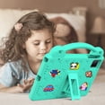 thumbnail image 4 of For T-Mobile REVVL Tab 5G Tablet 10.36 inch 2023,Cute Kids Kawaii Cover 3D Cartoon Handle & Stand Soft Silicone Shockproof Lightweight Rugged EVA Foam Case,Mintgreen, 4 of 8
