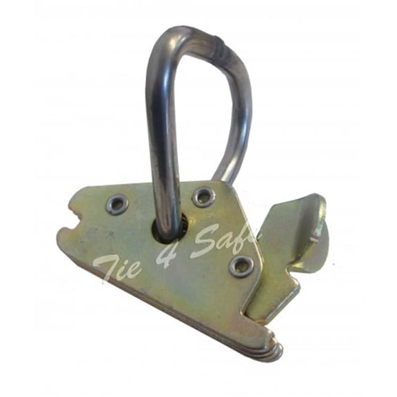Tie 4 Safe A10218D-8 2 in. E-Track Fitting with D-Ring - 8 Piece