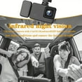 thumbnail image 6 of 1080P Car DVR Dash Camera Front &amp; Inside &amp; Rear Camera 3 Lens Driving Recorder 2 Inch Screen Dashcam Support Parking Monitoring Collision Locking Loop Recording, 6 of 7